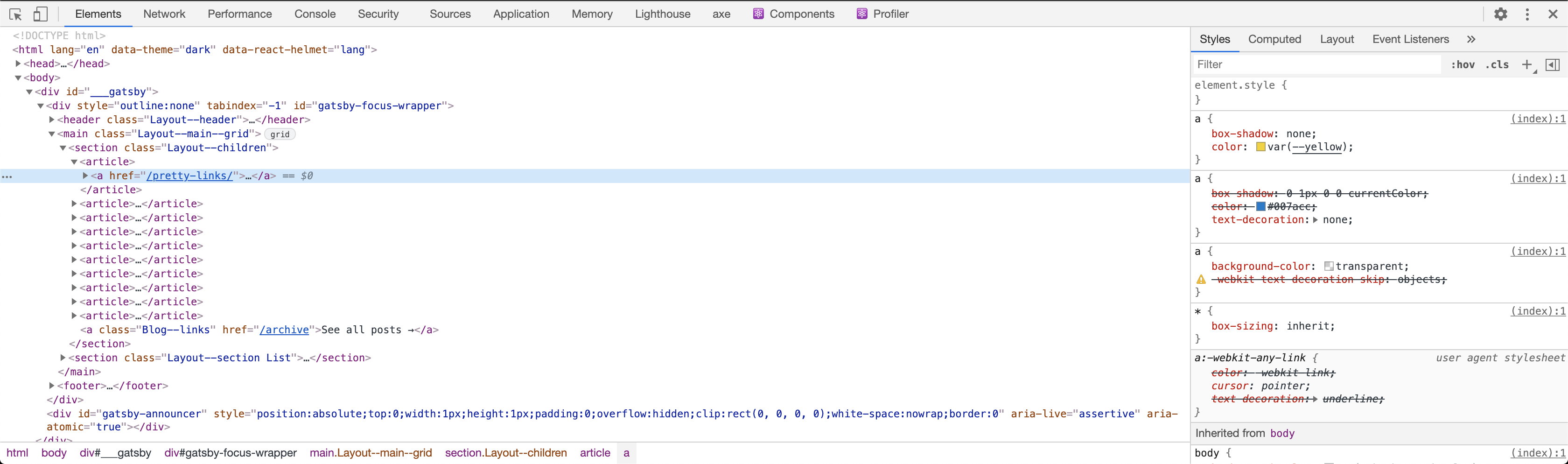 Chrome DevTools